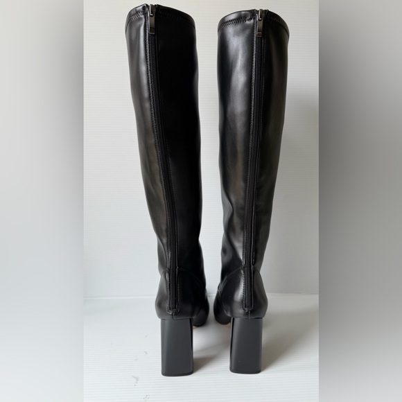 NEW Franco Sarto Women's Knee High Boots High Heel Black Size 8 - Picture 3 of 10